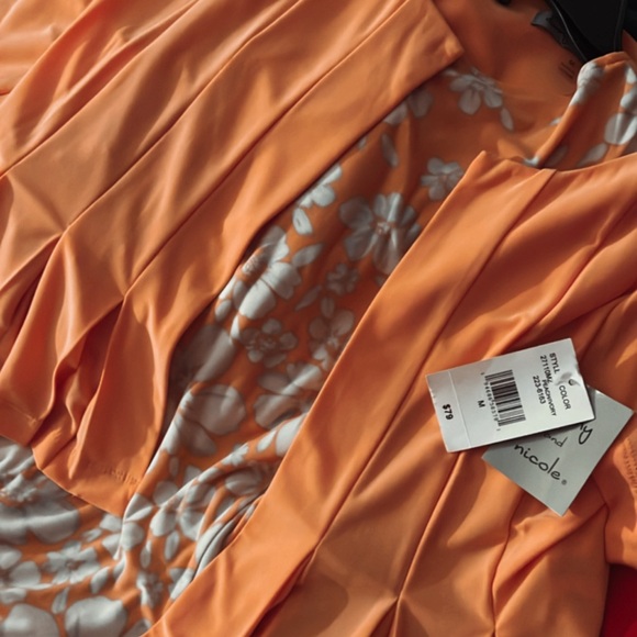 Danny & Nicole 2-piece Womens Floral Midi Jacket Dress (size M) - Picture 7 of 8